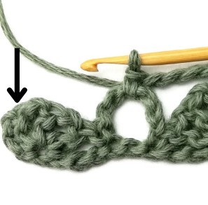 Stacked Triangles and Eyelet Crochet Stitch Photo Tutorial