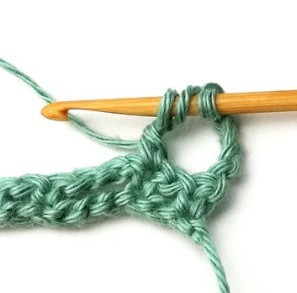 Striped Treble Crochet Mesh Stitch Photo Tutorial