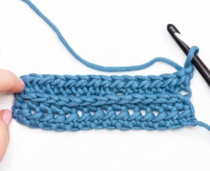How to Crochet The Royal Ridge Stitch Photo Tutorial