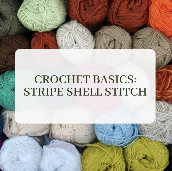 Crochet Basics: Stripe Shell Stitch