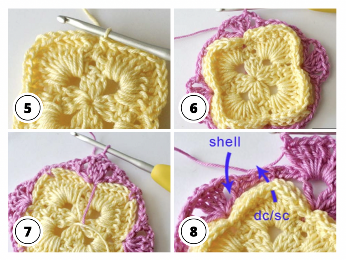 Crochet Box Square Stitch