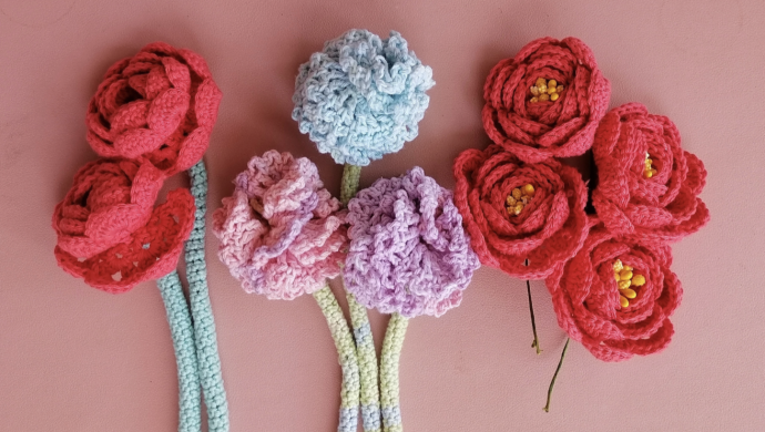 Crochet Creative: Flower Puff Stitch