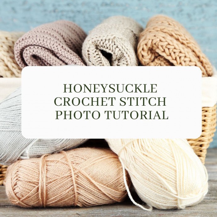 Honeysuckle Crochet Stitch Photo Tutorial