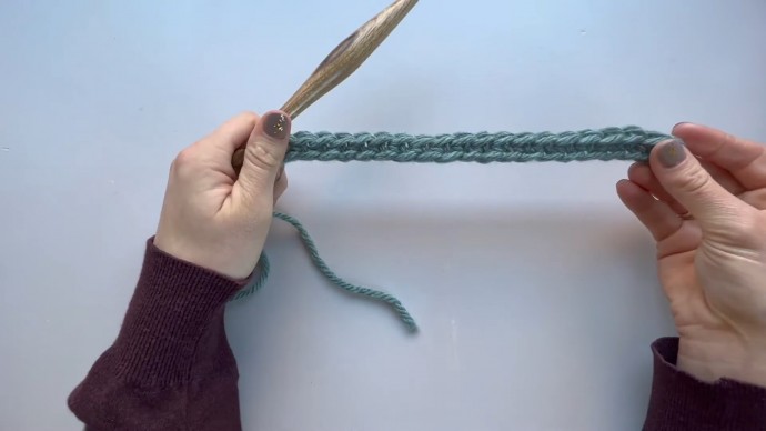 Tweed Twisted Cable Crochet Stitch Photo Tutorial