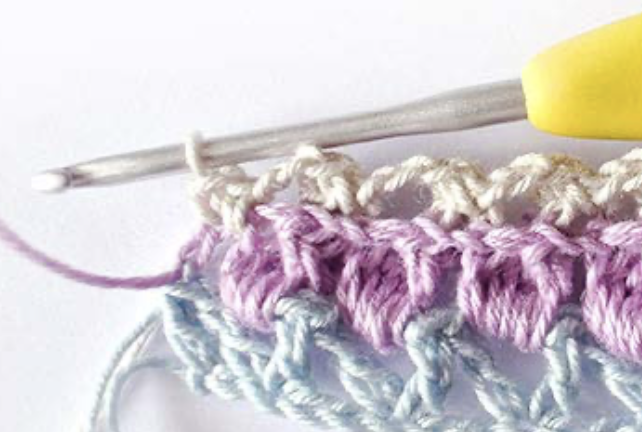 Crochet Multicolor Creative Popcorn Stitch