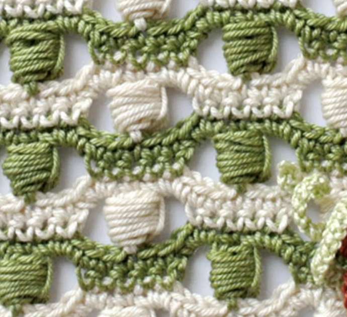 Crochet Tutorial: Beautiful Chess Puff Stitch