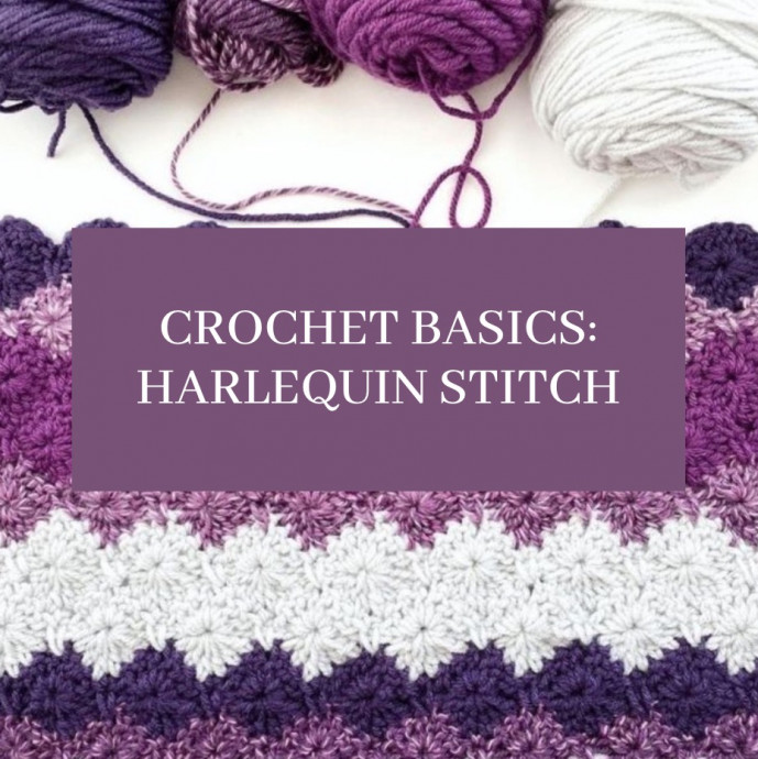 How to Crochet a Harlequin Stitch