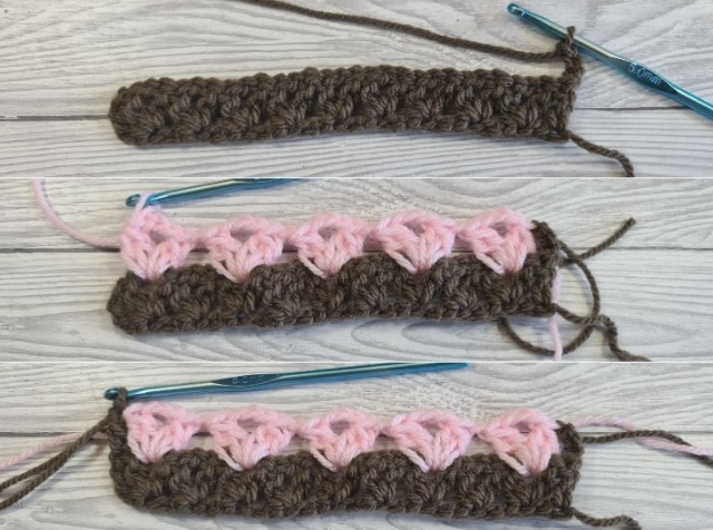 How to Make the Offset Hearts Crochet Pattern