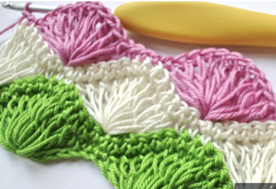 Long Loop Shell Stitch Crochet Tutorial