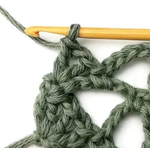 Stacked Triangles and Eyelet Crochet Stitch Photo Tutorial