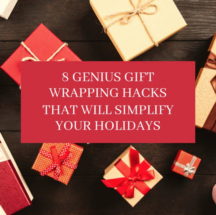 8 Genius Gift Wrapping Hacks That Will Simplify Your Holidays