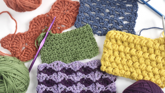 Crochet Basics: Fluffy Shell Stitch