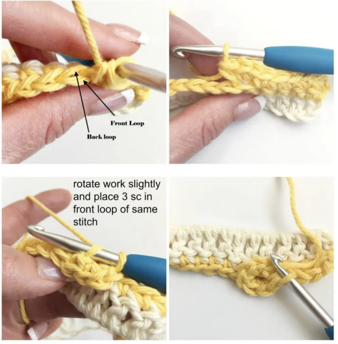 How to Crochet the Cherry Blossom Flower Crochet Stitch Photo Tutorial