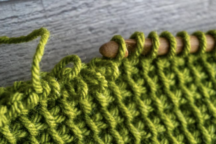 How to Fix a Dropped Stitch in a Flat Row of Tunisian Crochet