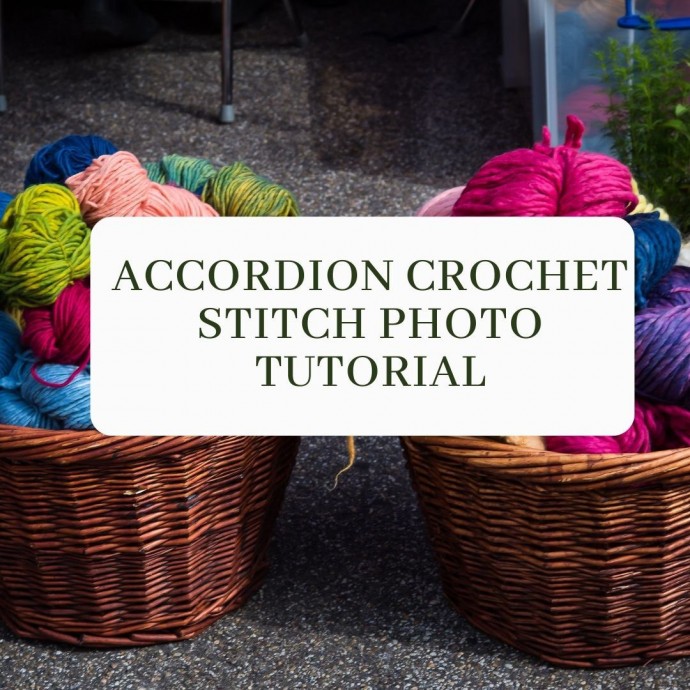 Accordion Crochet Stitch Photo Tutorial