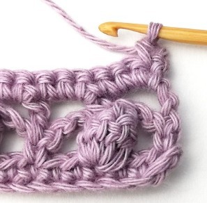How to Crochet the Lacy Striped Popcorn Stitch Photo Tutorial