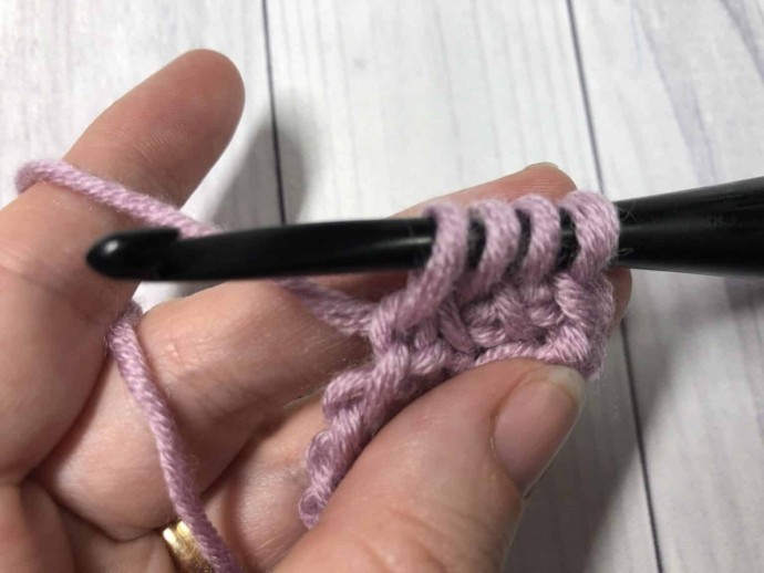 How to Crochet the Linked Treble Stitch Photo Tutorial