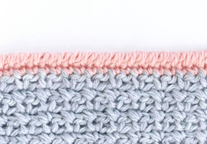 Crab Stitch Edging Tutorial