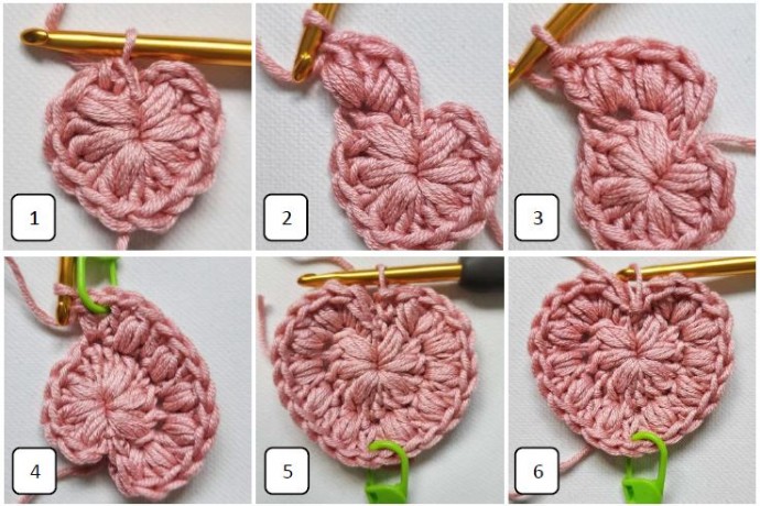 Crochet Heart Keychain Pattern