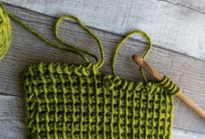 How to Fix a Dropped Stitch in a Flat Row of Tunisian Crochet