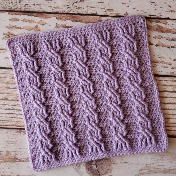 Left-Leaning Crochet Cable Stitch Photo Tutorial