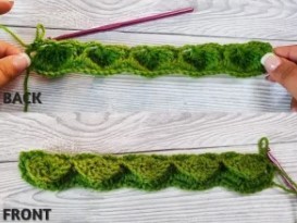 Crochet 3D Hedgehog Stitch Photo Tutorial