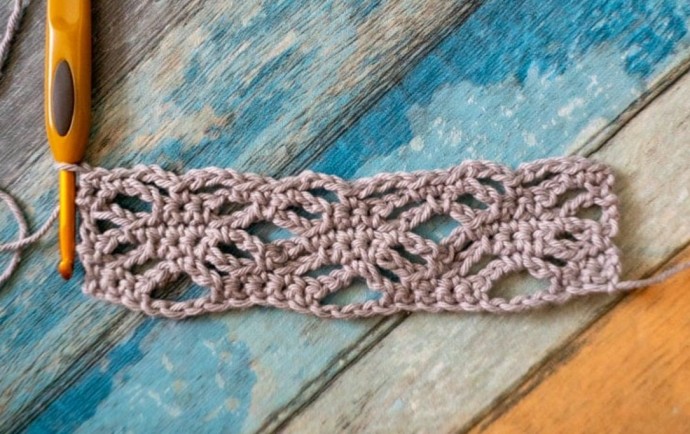 How to Crochet the Woven Lattice Stitch Photo Tutorial