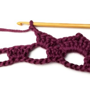 Large Lacy Zigzag Crochet Stitch Photo Tutorial