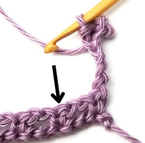 Striped Picot Mesh Crochet Stitch Photo Tutorial
