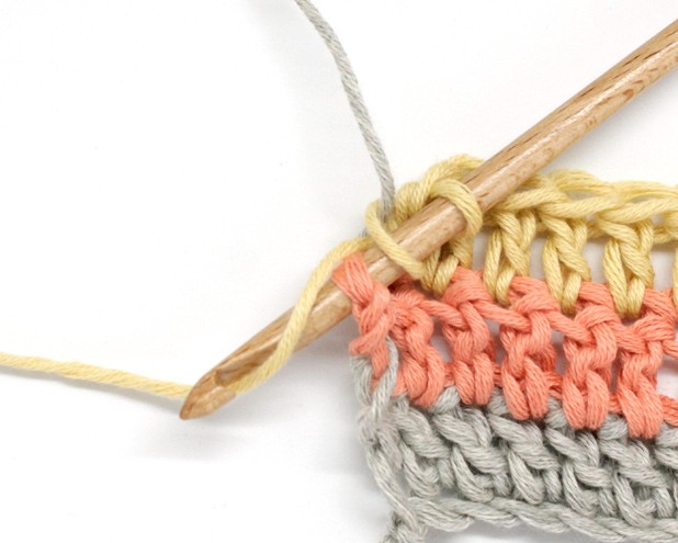 How to Carry Yarn Up When You Crochet Stripes