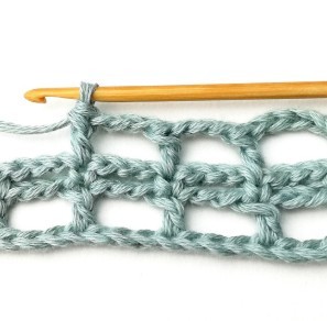 Striped Mesh Crochet Stitch Photo Tutorial