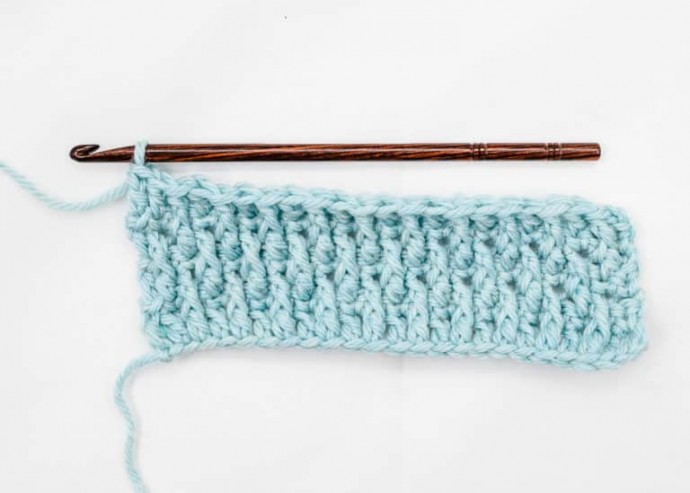 Alpine Crochet Stitch Photo Tutorial