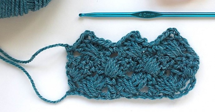 Woven Shell Crochet Stitch Photo Tutorial