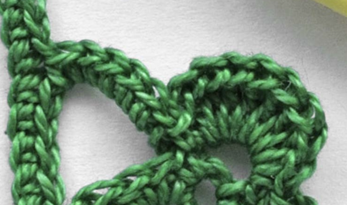 Crochet Lace Leaf Stitch