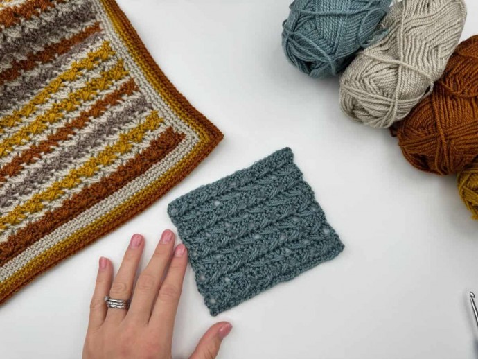 Crossover Crochet Stitch Photo Tutorial