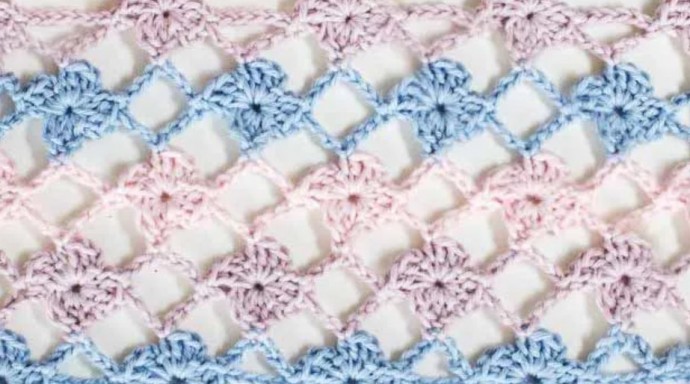 Flower Crochet Lattice Stitch Tutorial