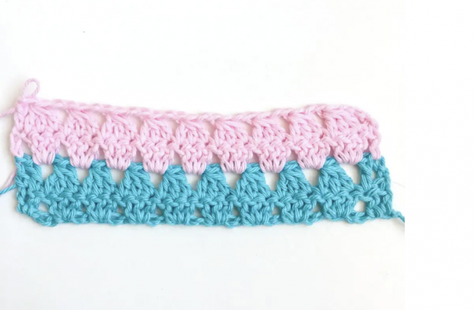 Granny Triangle Crochet Stitch Photo Tutorial