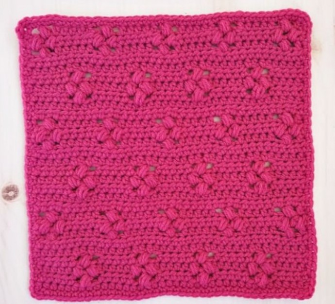 Tiny Flower Crochet Stitch Photo Tutorial