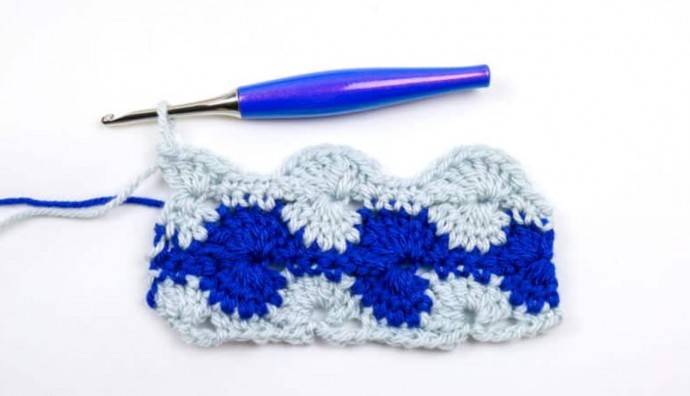 Catherine Wheel Crochet Stitch Photo Tutorial