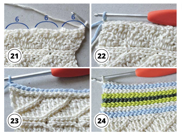 Crochet Wheat Stitch Tutorial