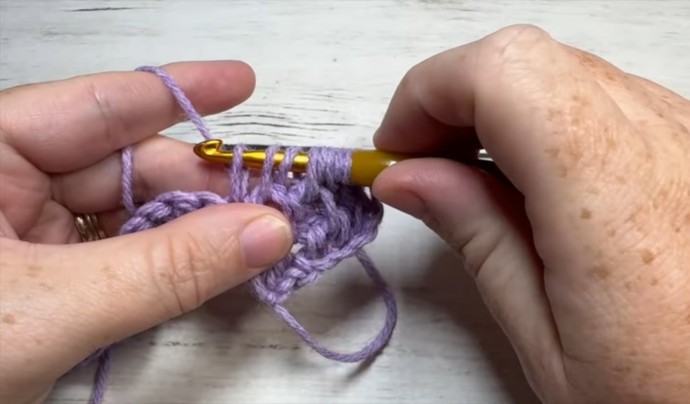 How to Crochet the River Stitch Photo Tutorial