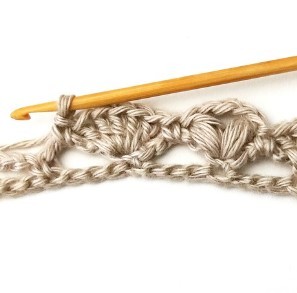 The Shell and Puff V Crochet Stitch Photo Tutorial