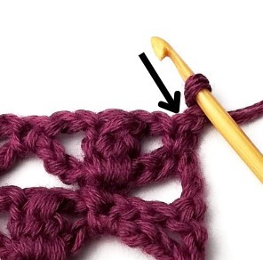 Triangle Cluster Crochet Stitch Photo Tutorial