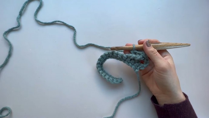 Tweed Twisted Cable Crochet Stitch Photo Tutorial