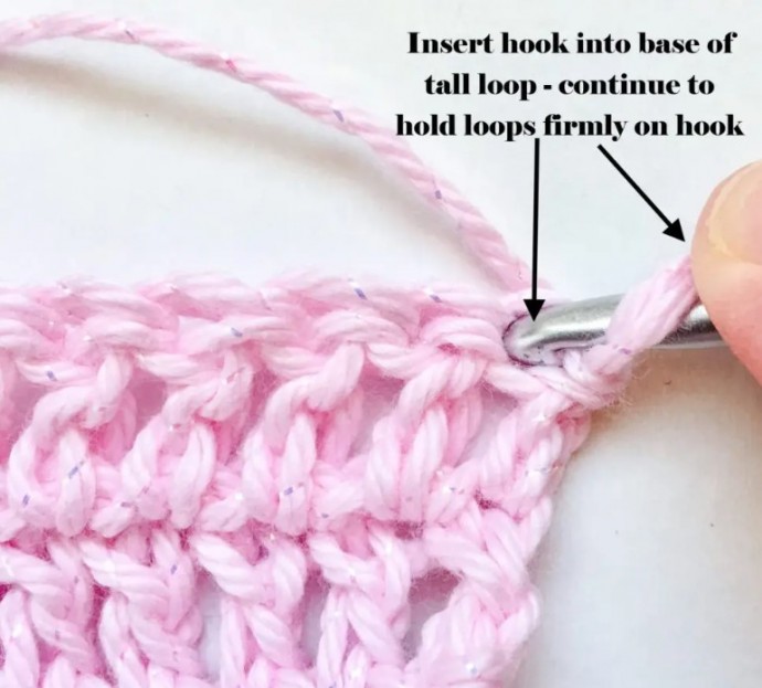 Chainless Starting Double Crochet Tutorial