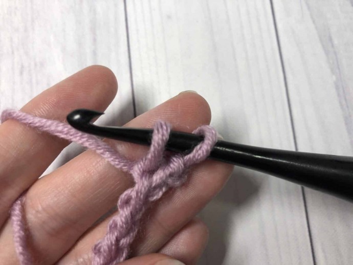 How to Crochet the Linked Treble Stitch Photo Tutorial