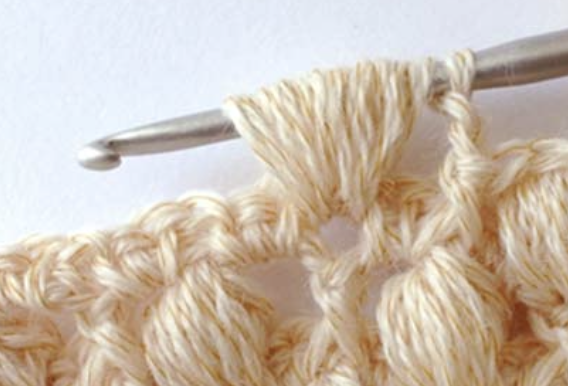 Crochet textured puff stitch