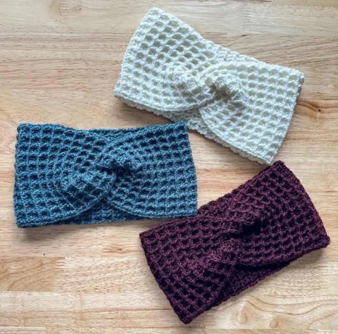 Cute Waffle Stitch Headband Crochet Pattern Cute Waffle Stitch Headband Crochet Pattern