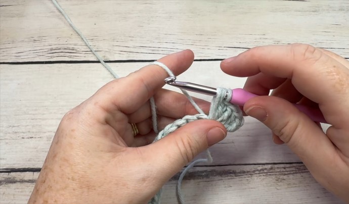 How to Crochet the Slanted Puff Shell Stitch Photo Tutorial