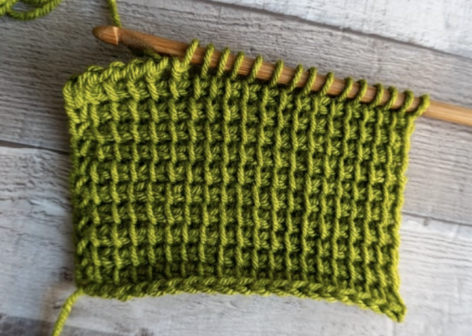 How to Fix a Dropped Stitch in a Flat Row of Tunisian Crochet